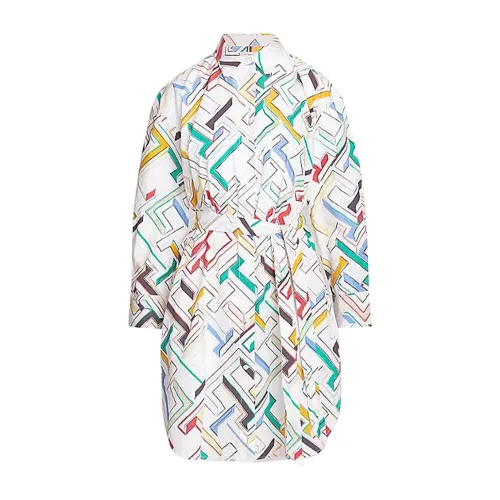 Tommy Hilfiger , AMD Poplin Shirt Dress LS ,Multicolor female, Sizes: