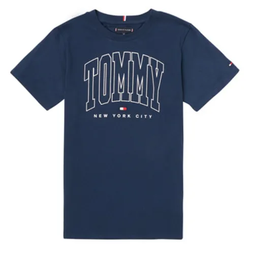 Tommy Hilfiger  AMIANSE  boys's Children's T shirt in Marine