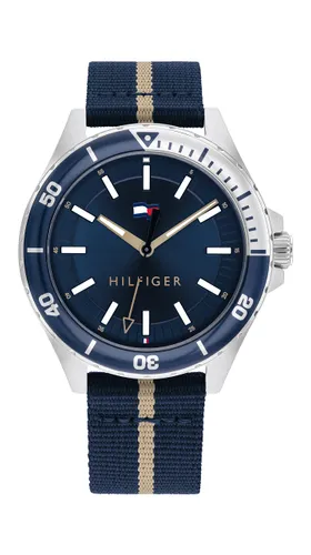 Tommy Hilfiger Analogue Quartz Watch for Men with Navy Blue