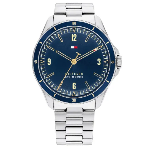 Tommy Hilfiger Analogue Quartz Watch for Men with Silver