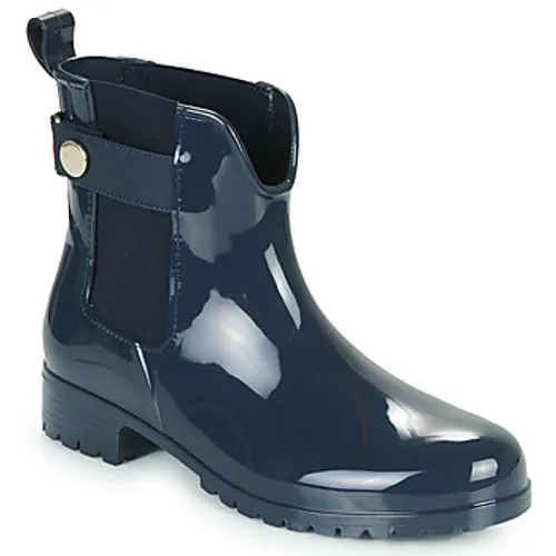 Tommy Hilfiger  Ankle Rainboot With Metal Detail  women's Wellington Boots in Blue