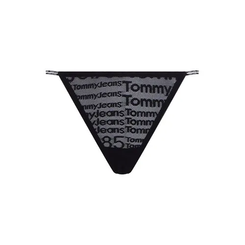 Tommy Hilfiger Aop Lce Thong Ld43 - Black