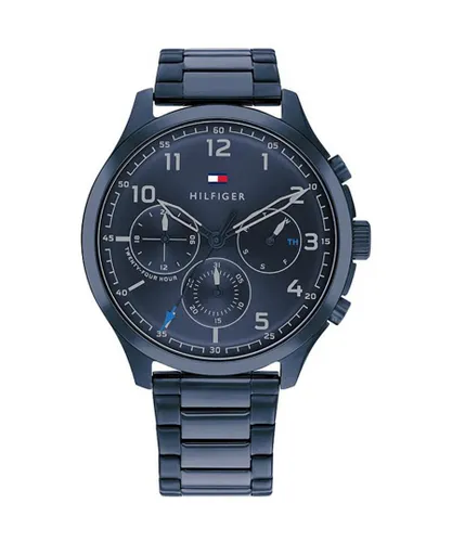 Tommy Hilfiger Asher Mens Blue Watch 1791853 Stainless Steel - One Size