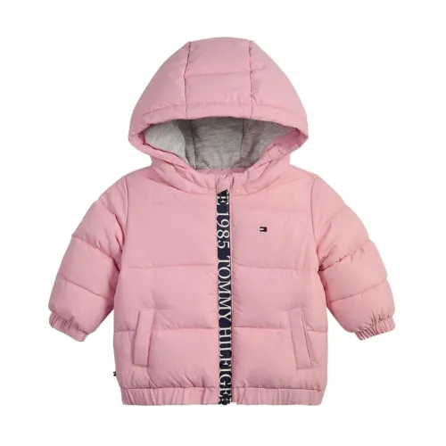 Tommy Hilfiger , Baby Branded Zip Jacket ,Pink female, Sizes: