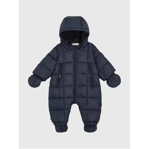 Tommy Hilfiger Baby Monotype Tape Ski Suit - Blue