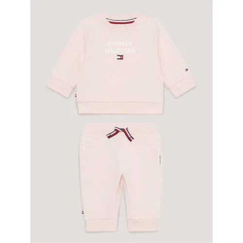 Tommy Hilfiger Baby Th Logo Set - Pink
