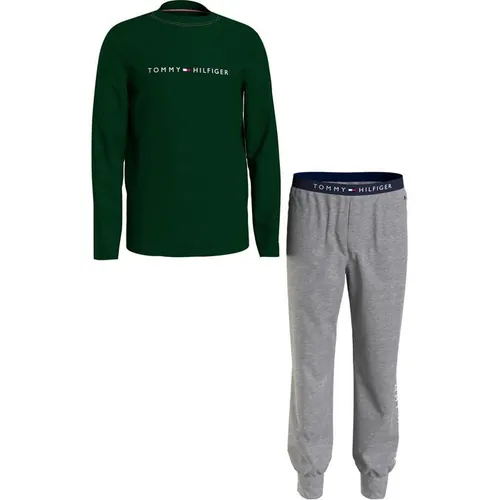 Tommy Hilfiger Basic Ls Pant Jersey Set - Green