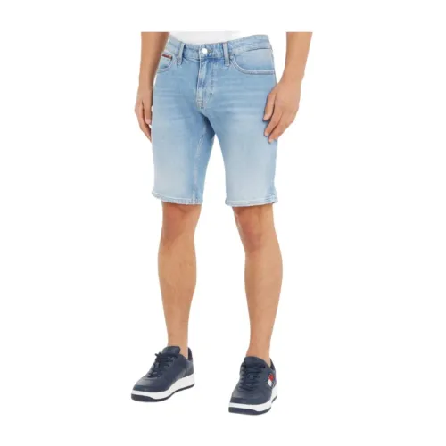 Tommy Hilfiger , Bermuda Scanton slim Tommy Jeans ,Blue male, Sizes: