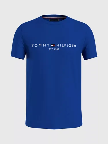 Tommy Hilfiger Big & Tall Flag Logo Crew Neck T-Shirt - Ultra Blue - Male