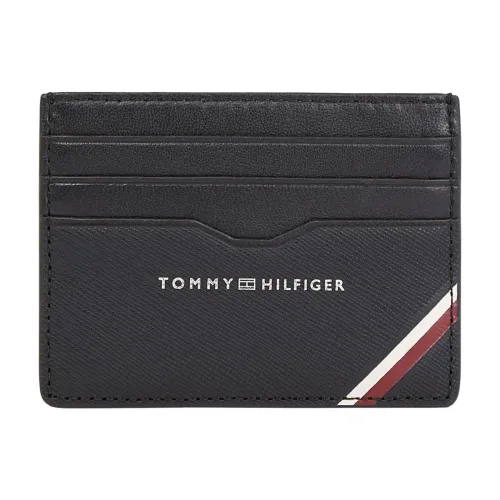 Tommy Hilfiger , Black Card Case Wallet ,Black male, Sizes: ONE SIZE