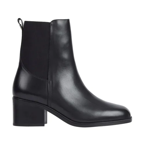 Tommy Hilfiger , Black Chelsea Thermo Ankle Boots ,Black female, Sizes: