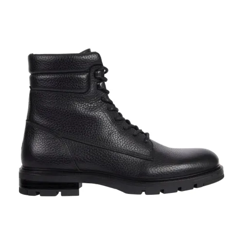 Tommy Hilfiger , Black Padded Ankle Boots ,Black male, Sizes: