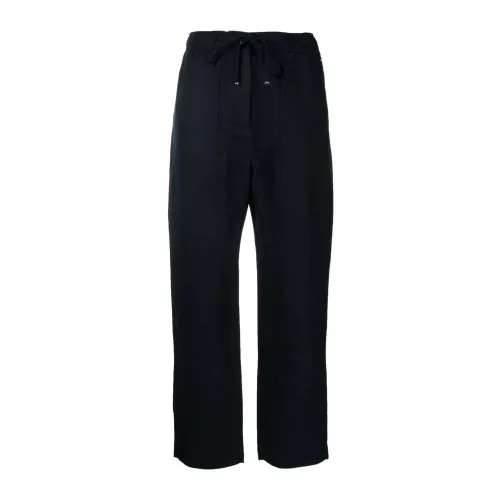 Tommy Hilfiger , Blue Linen Pull On Sweatpants ,Blue female, Sizes: