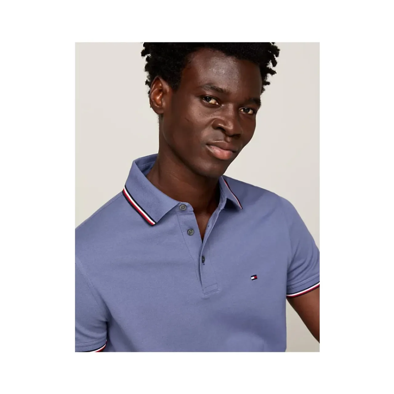 Tommy Hilfiger , Blue Polo Shirt Collection ,Blue male, Sizes: