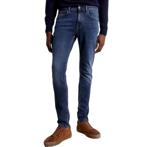 Tommy Hilfiger , Blue Power Stretch Denim Jeans ,Blue male, Sizes: