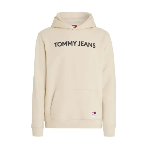 Tommy Hilfiger , Bold Classics Sweatshirt ,Beige male, Sizes:
