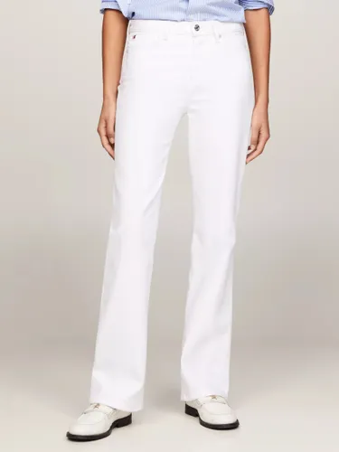 Tommy Hilfiger Bootcut Cotton Blend Jeans, Optic White - Optic White - Female