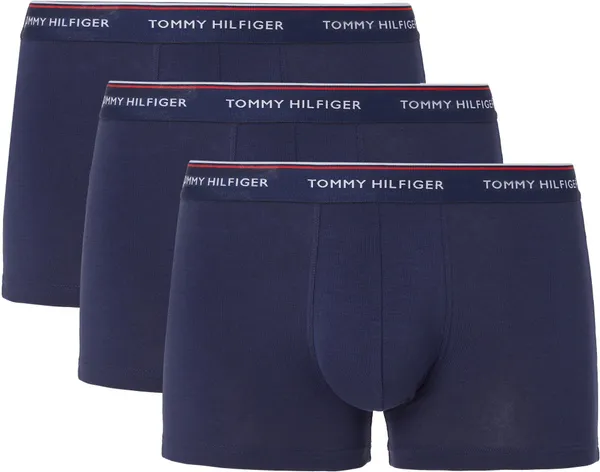 Tommy Hilfiger Boxershorts 3-Pack Trunk Dark Dark Blue Blue