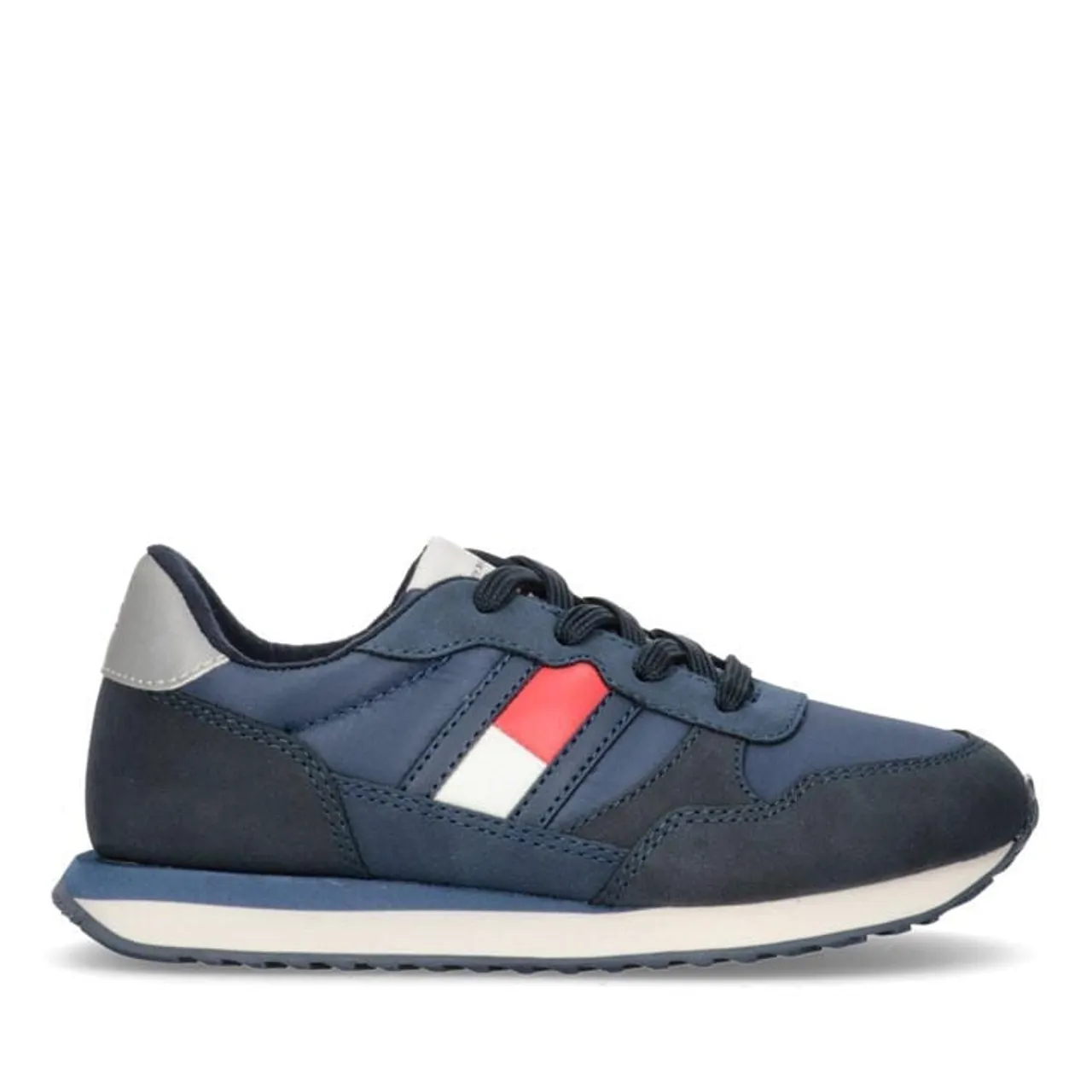 Tommy Hilfiger Boy's Flag Low-Top Trainers - Blue