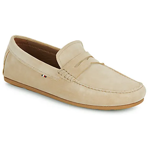 Tommy Hilfiger  CASUAL HILFIGER SUEDE DRIVER  men's Loafers / Casual Shoes in Beige