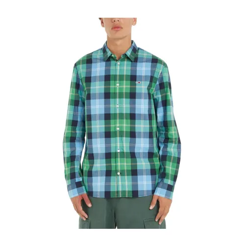Tommy Hilfiger , Casual Shirt ,Green male, Sizes: