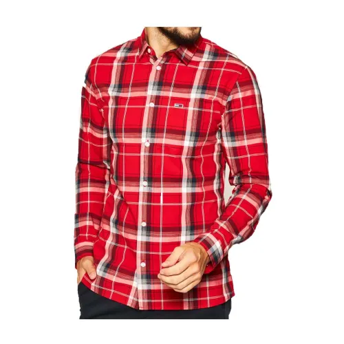 Tommy Hilfiger , Casual Shirts ,Red male, Sizes: