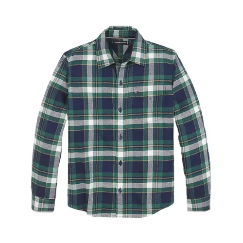 Tommy Hilfiger , Checked Shirt ,Green male, Sizes: