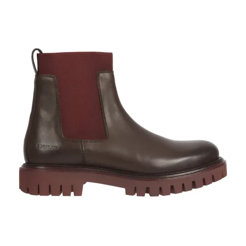 Tommy Hilfiger , Chunky Premium Chunky Boots ,Brown male, Sizes:
