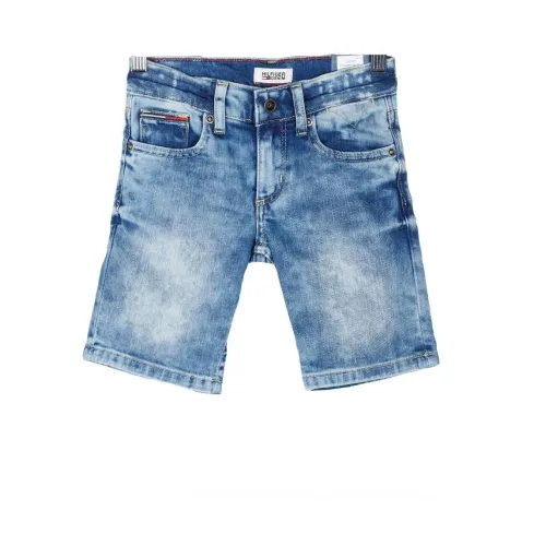 Tommy Hilfiger , Classic Bermuda Shorts for Young Adventurers ,Blue male, Sizes: