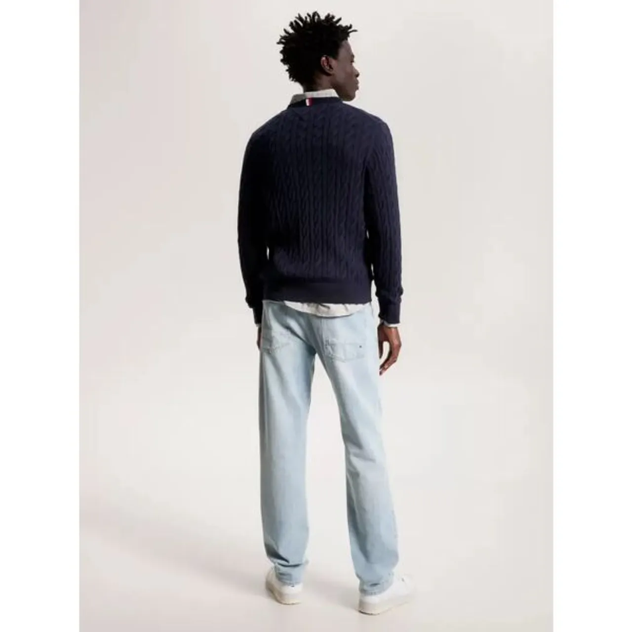 Tommy Hilfiger Classic Cable Jumper - Desert Sky - Male