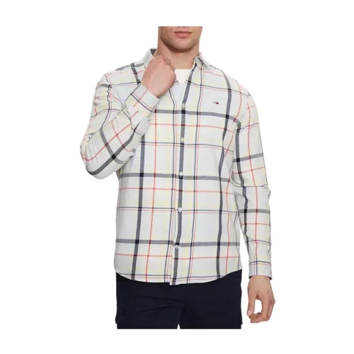 Tommy Hilfiger , Classic Essential Shirt Tommy Jeans ,Blue male, Sizes: