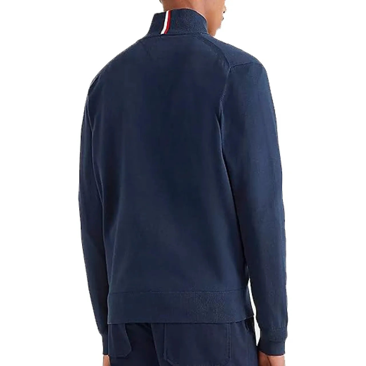 Tommy Hilfiger , Classic Full Zip Cardigan Sweater ,Blue male, Sizes: