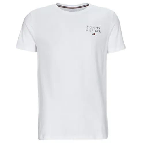 Tommy Hilfiger  CN SS TEE LOGO  men's T shirt in White