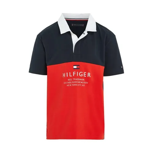 Tommy Hilfiger Colorblock Polo S/S - Red