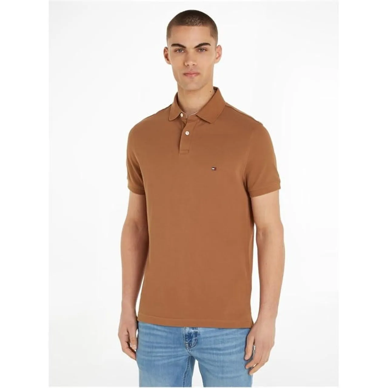 Tommy Hilfiger Core 1985 Polo Shirt - Brown
