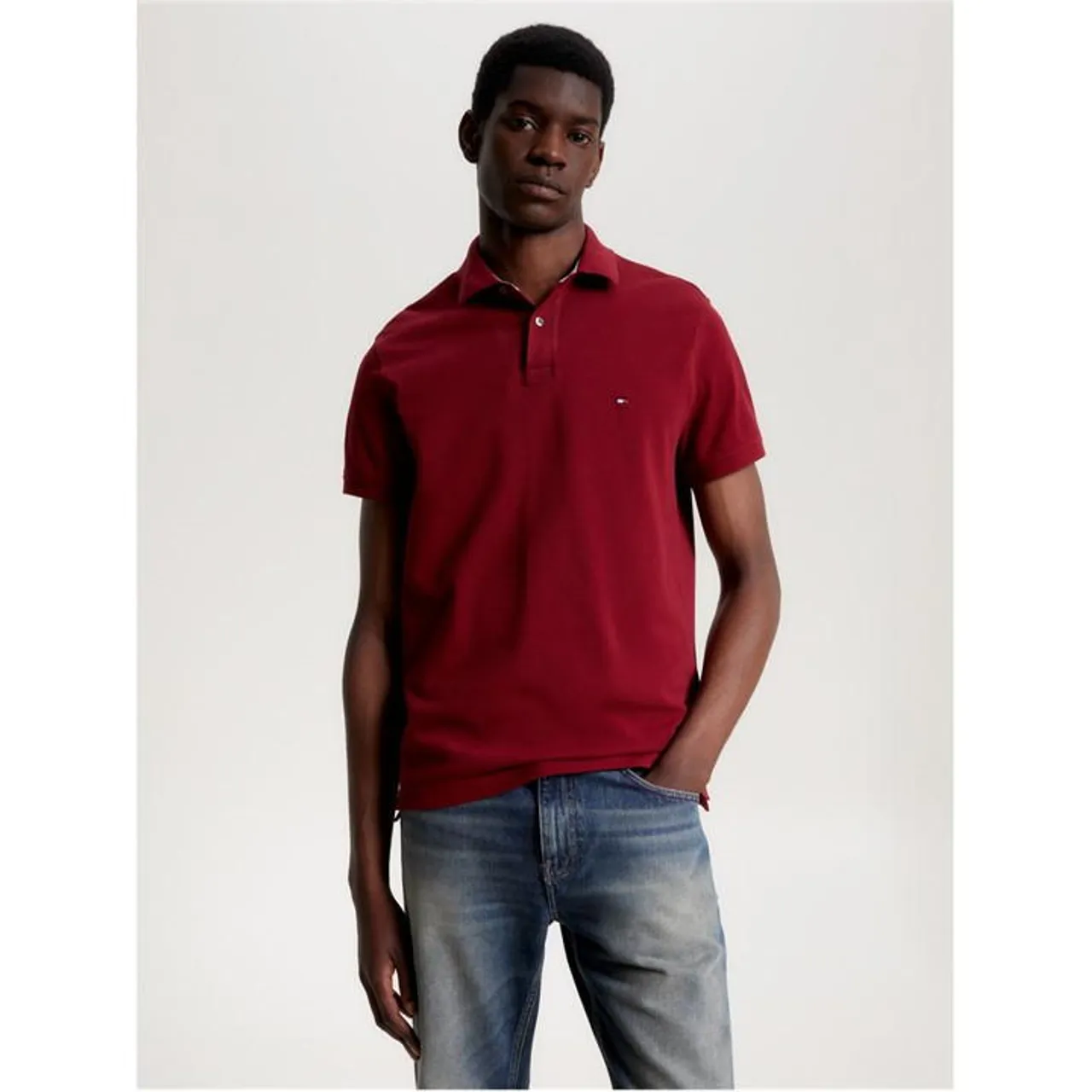 Tommy Hilfiger Core 1985 Polo Shirt - Red