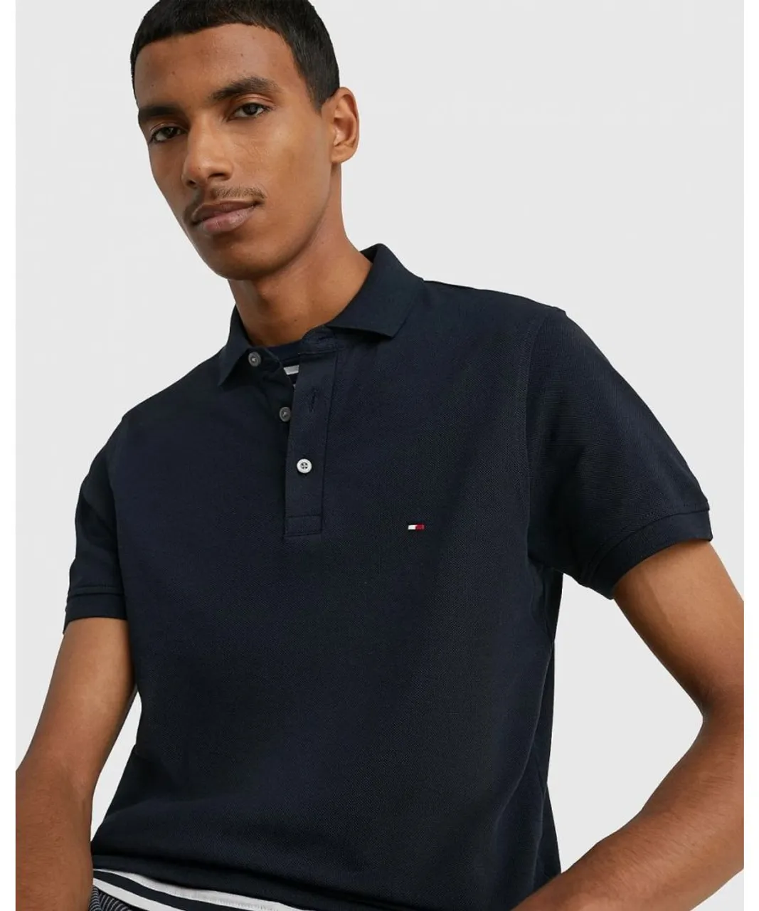 Tommy Hilfiger 1985 Slim Fit Mens Polo Shirts - Button - Compare prices