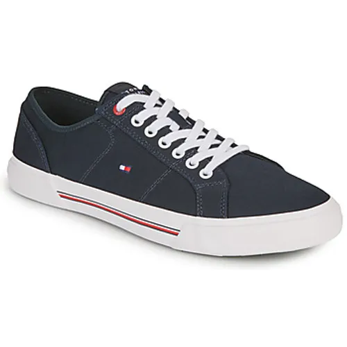 Tommy Hilfiger  CORE CORPORATE VULC CANVAS  men's Shoes (Trainers) in Marine