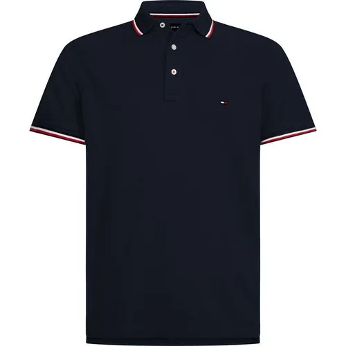 Tommy Hilfiger Core Tipped Slim Polo Shirt - Blue