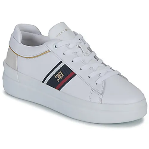 Tommy Hilfiger  CORP WEBBING COURT SNEAKER  women's Shoes (Trainers) in White