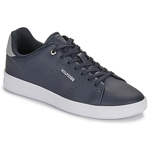 Tommy Hilfiger  COURT CUP LTH PERF DETAIL  men's Shoes (Trainers) in Marine