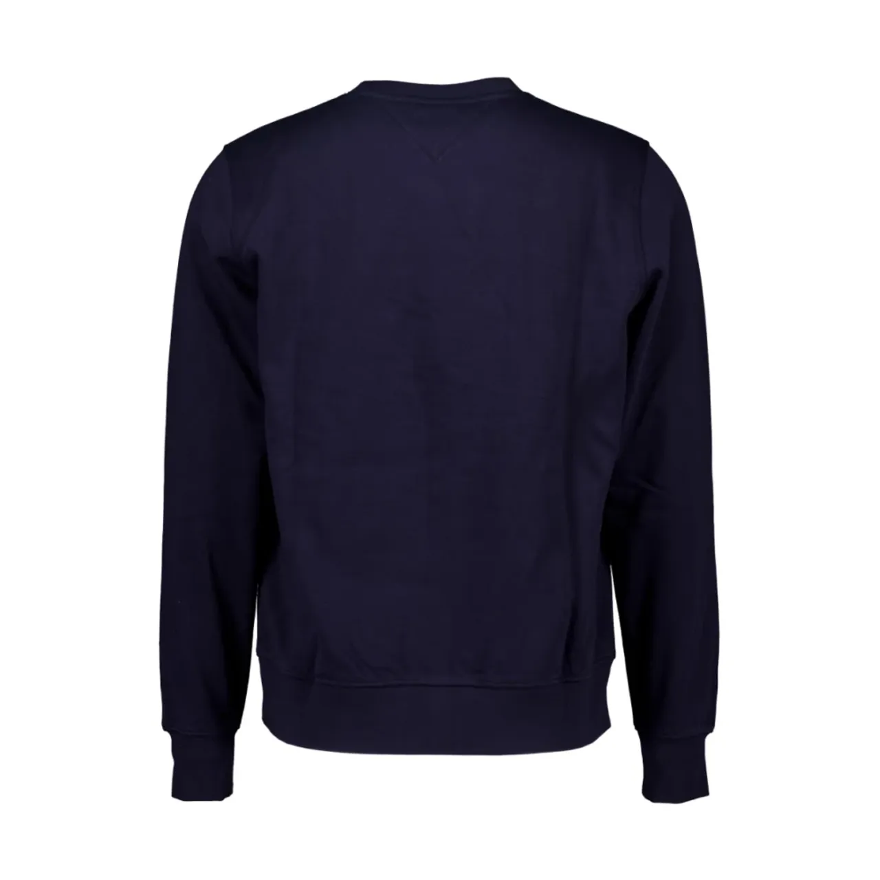 Tommy Hilfiger , Dark Blue Flag Logo Sweaters ,Blue male, Sizes: