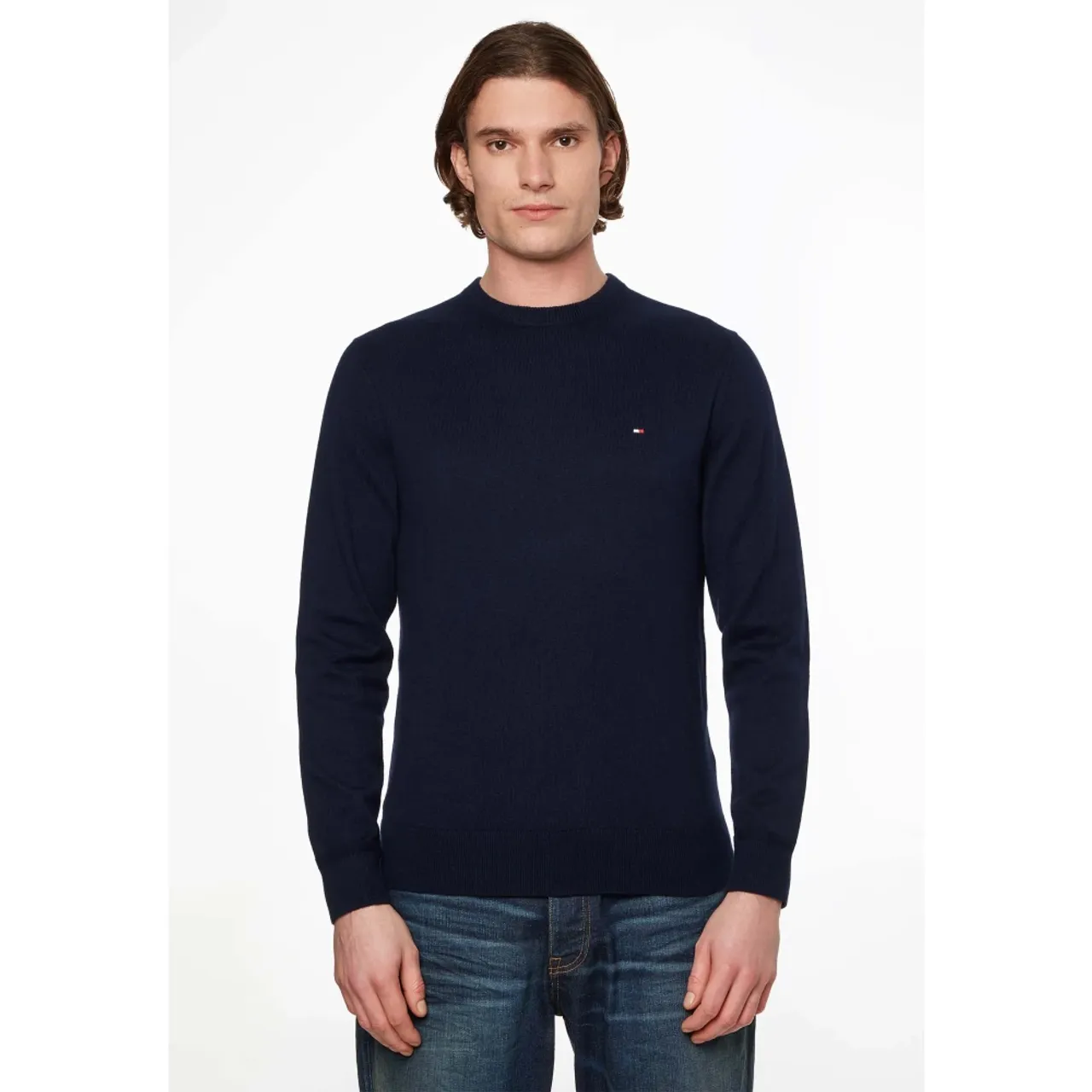Tommy Hilfiger , Dark Blue Pullovers ,Blue male, Sizes: