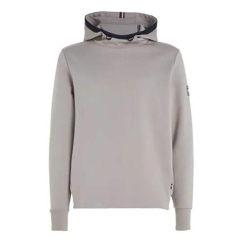 TOMMY HILFIGER Double Face Knit Hoodie - Grey