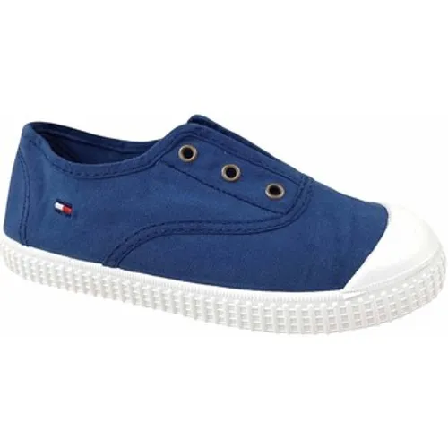 Tommy Hilfiger  Easyon Sneaker  boys's Children's Shoes (Trainers) in Blue