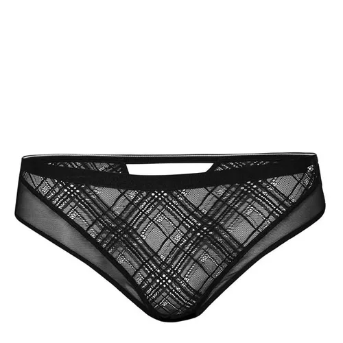 TOMMY HILFIGER Elevated Geo Lace Hipster Briefs - Black
