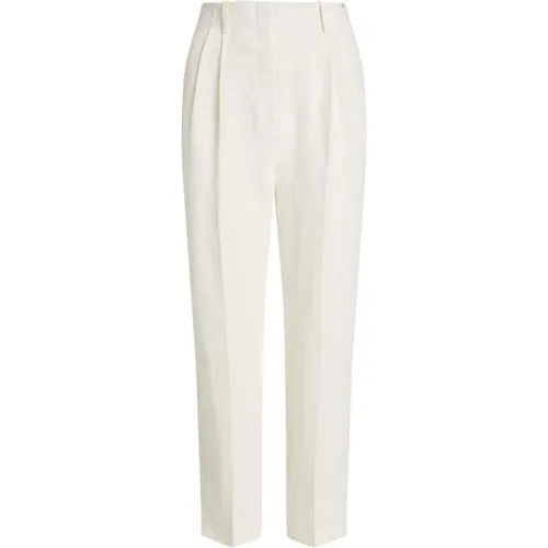 Tommy Hilfiger Elevated Linen Tapered Pant - White
