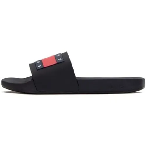 Tommy Hilfiger  EM0EM01191BDS  men's Flip flops / Sandals (Shoes) in Black