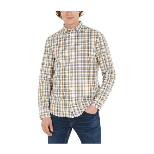 Tommy Hilfiger , Essential Check Shirt ,Multicolor male, Sizes: