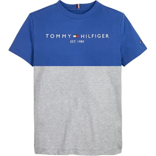 Tommy Hilfiger Essential Colorblock Tee S/S - Blue